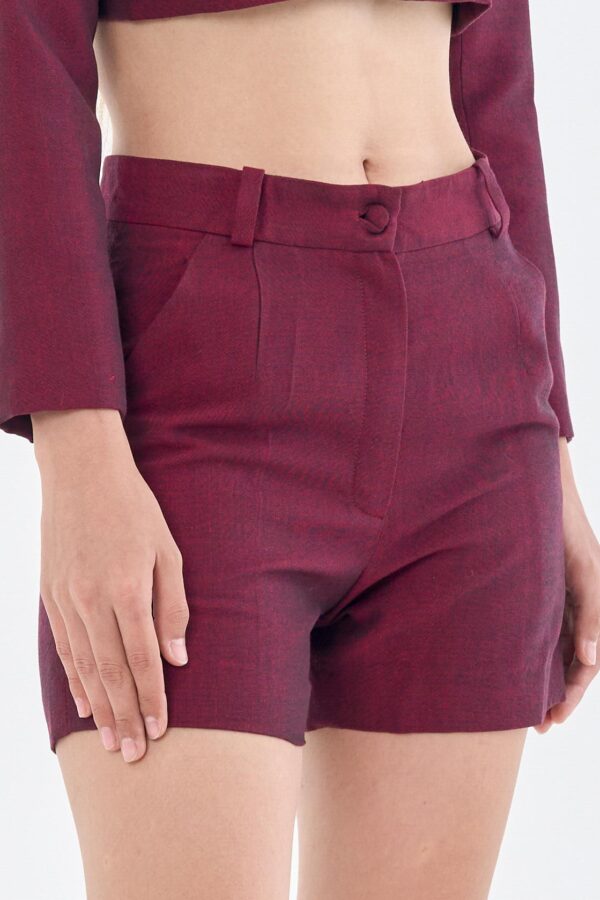 Burgundy Short Pants