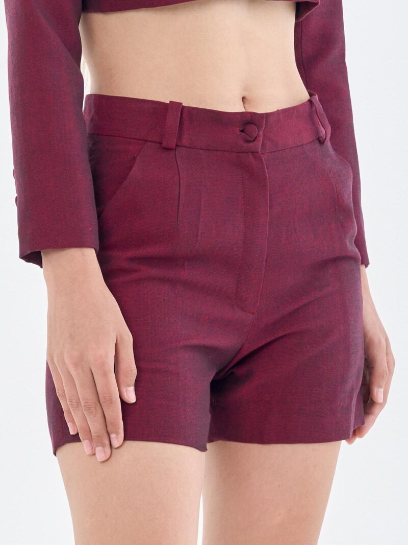 Burgundy Short Pants