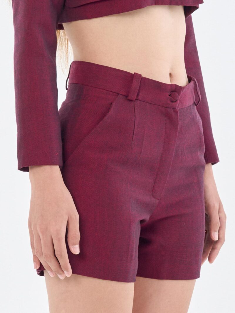 Burgundy Short Pants