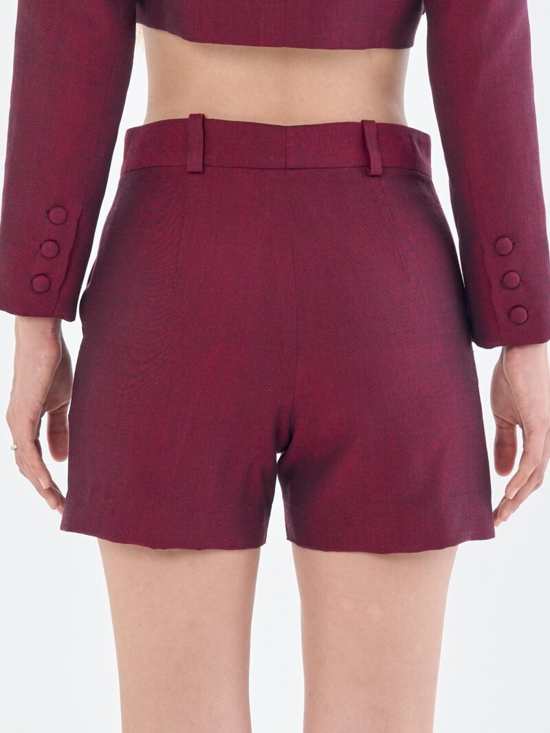 Burgundy Short Pants