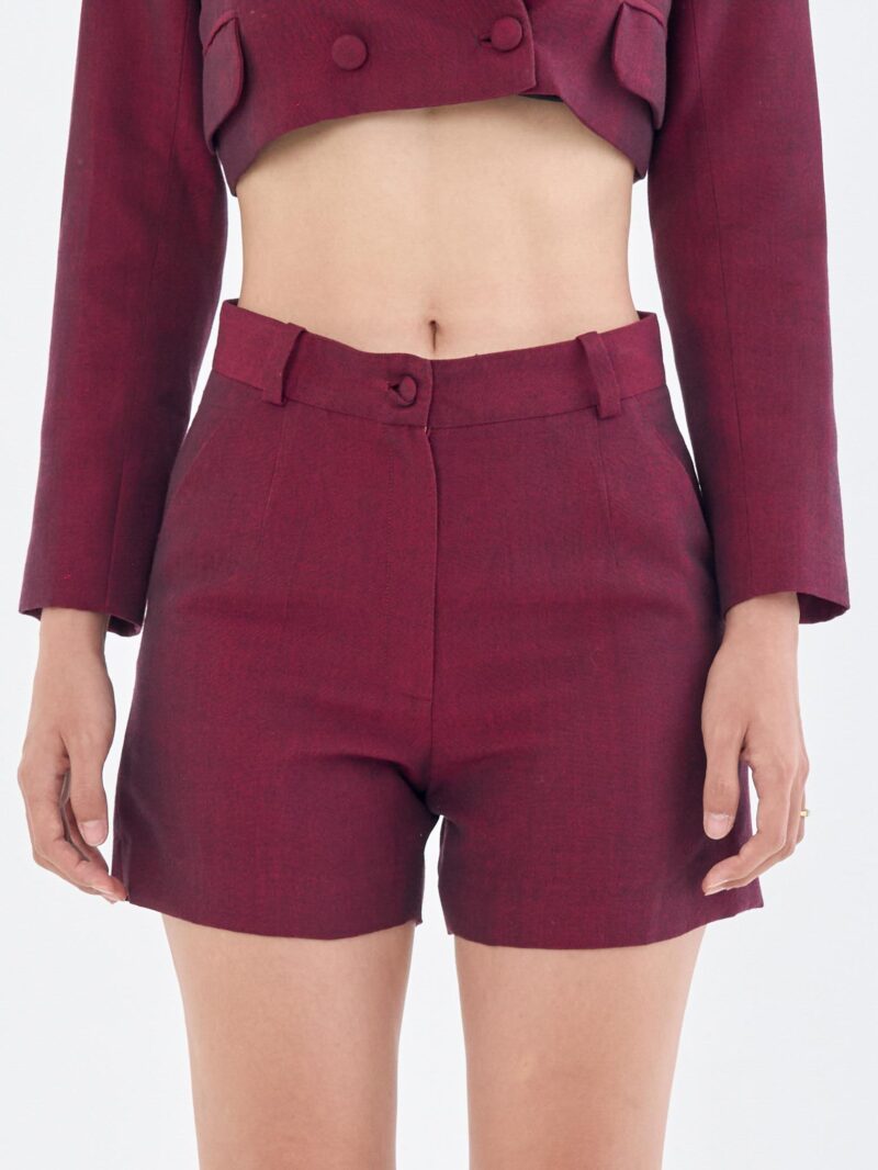 Burgundy Short Pants
