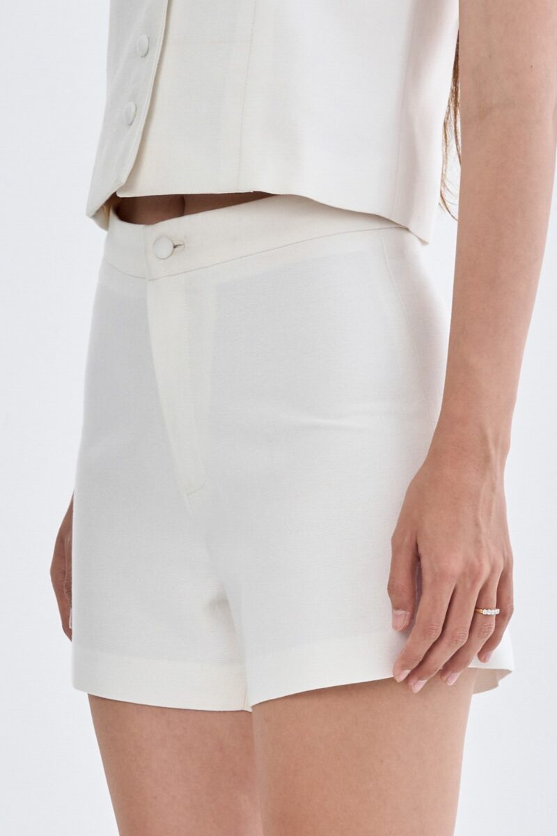White Short Pants