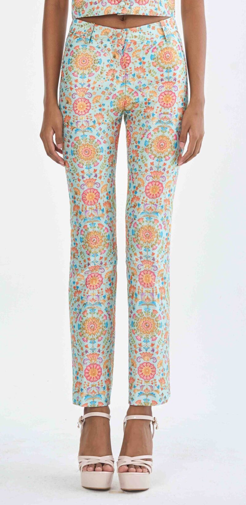 Indian Floral Medallion Long Pants
