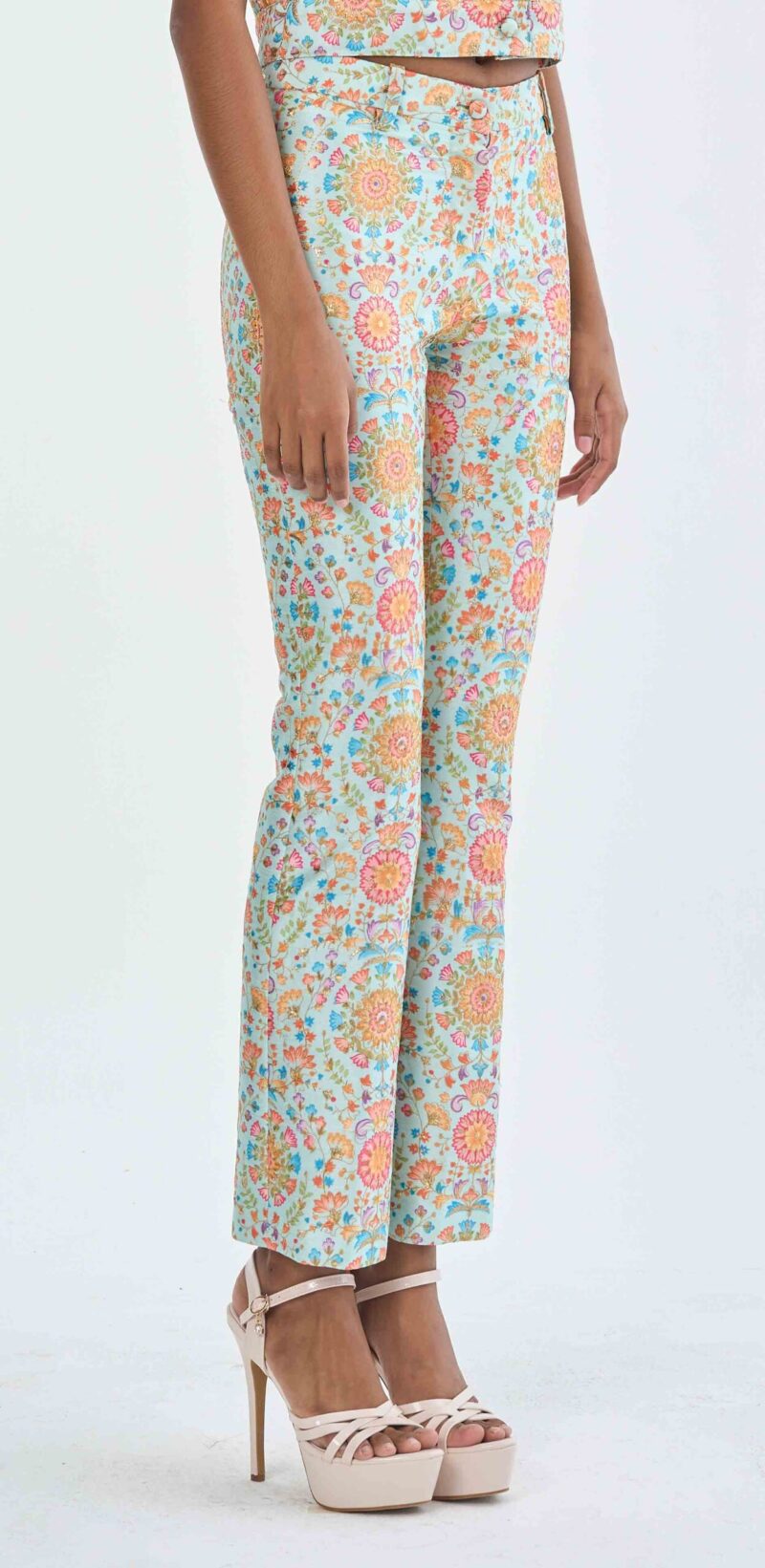 Indian Floral Medallion Long Pants