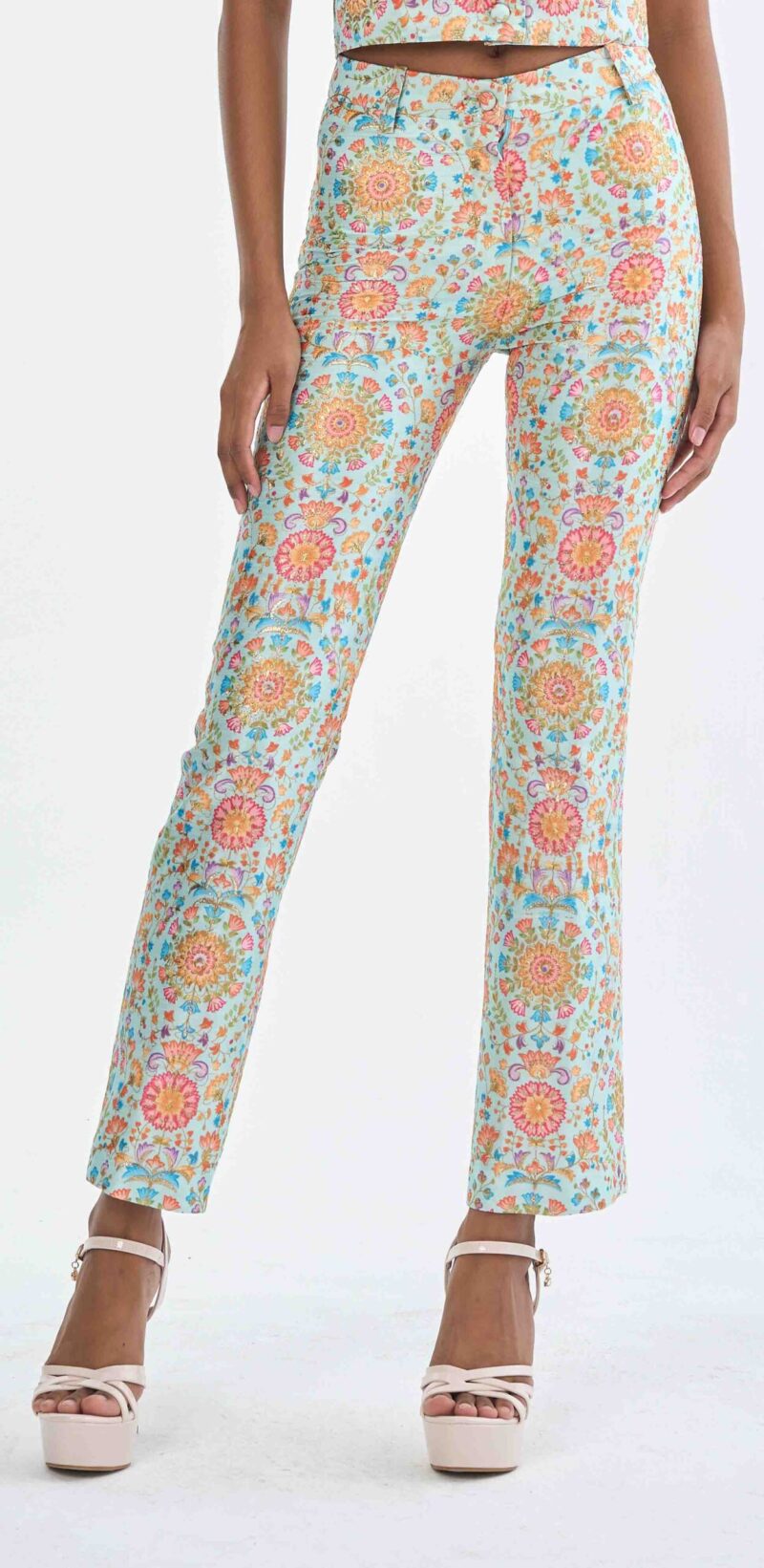 Indian Floral Medallion Long Pants