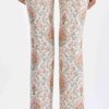 Indian Paisley Pink Pastel Long Pants