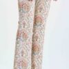 Indian Paisley Pink Pastel Long Pants