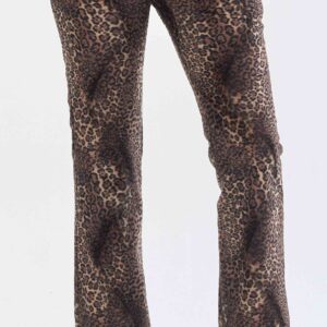 Long Leopard Print Pants