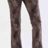 Long Leopard Print Pants