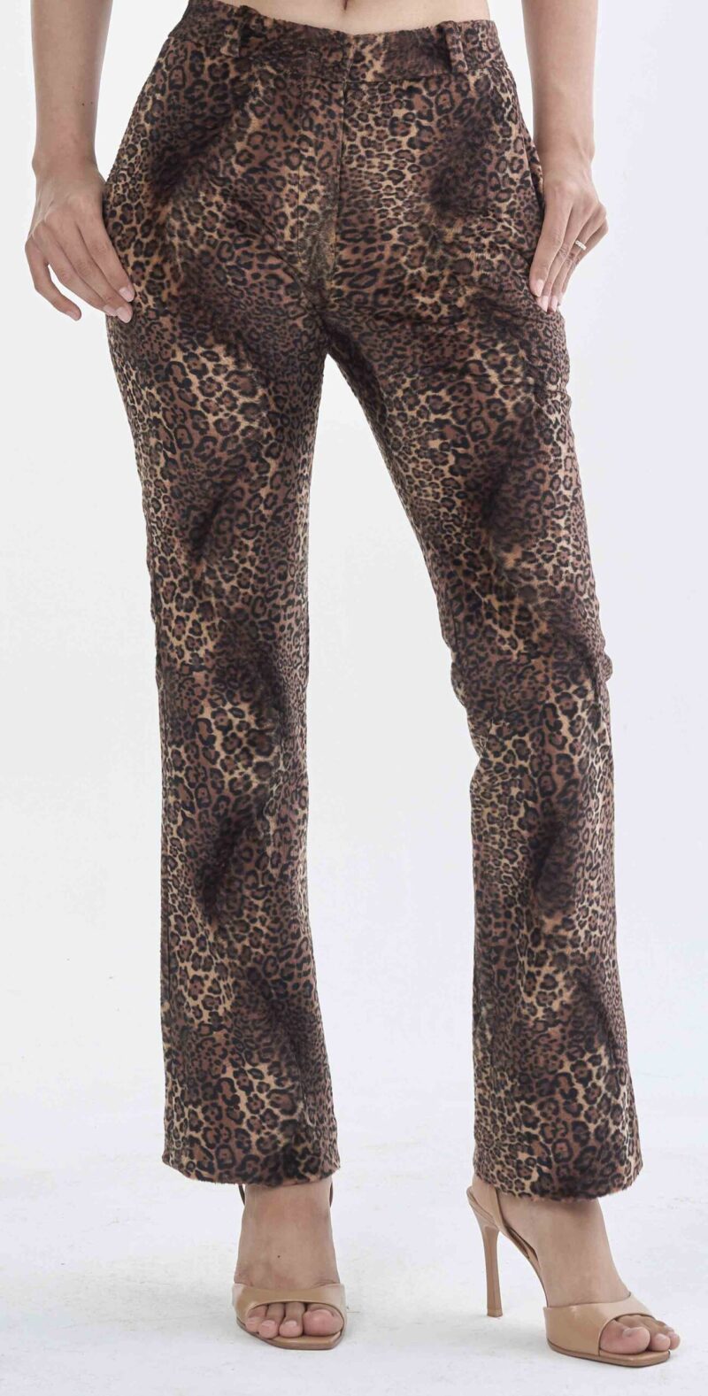 Long Leopard Print Pants