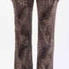 Long Leopard Print Pants