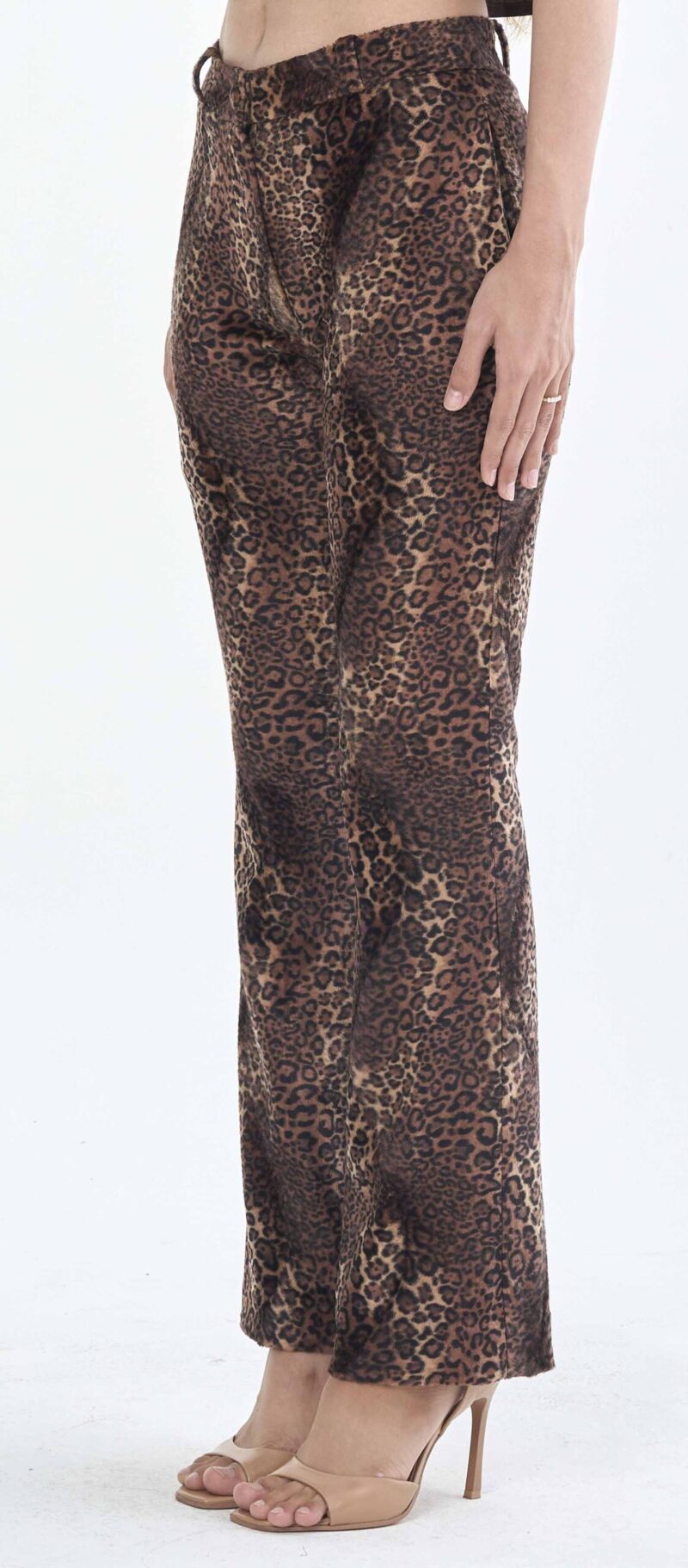 Long Leopard Print Pants