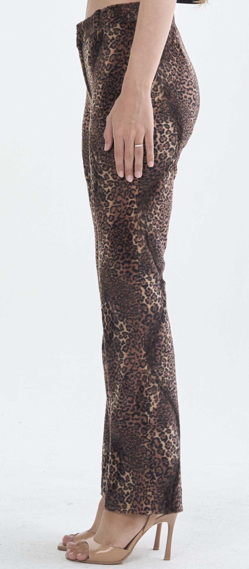 Long Leopard Print Pants
