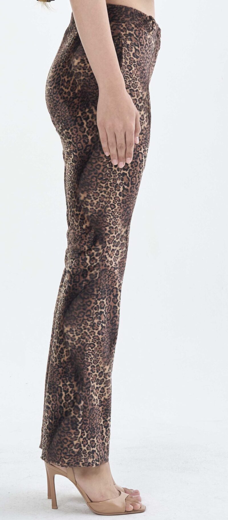 Long Leopard Print Pants