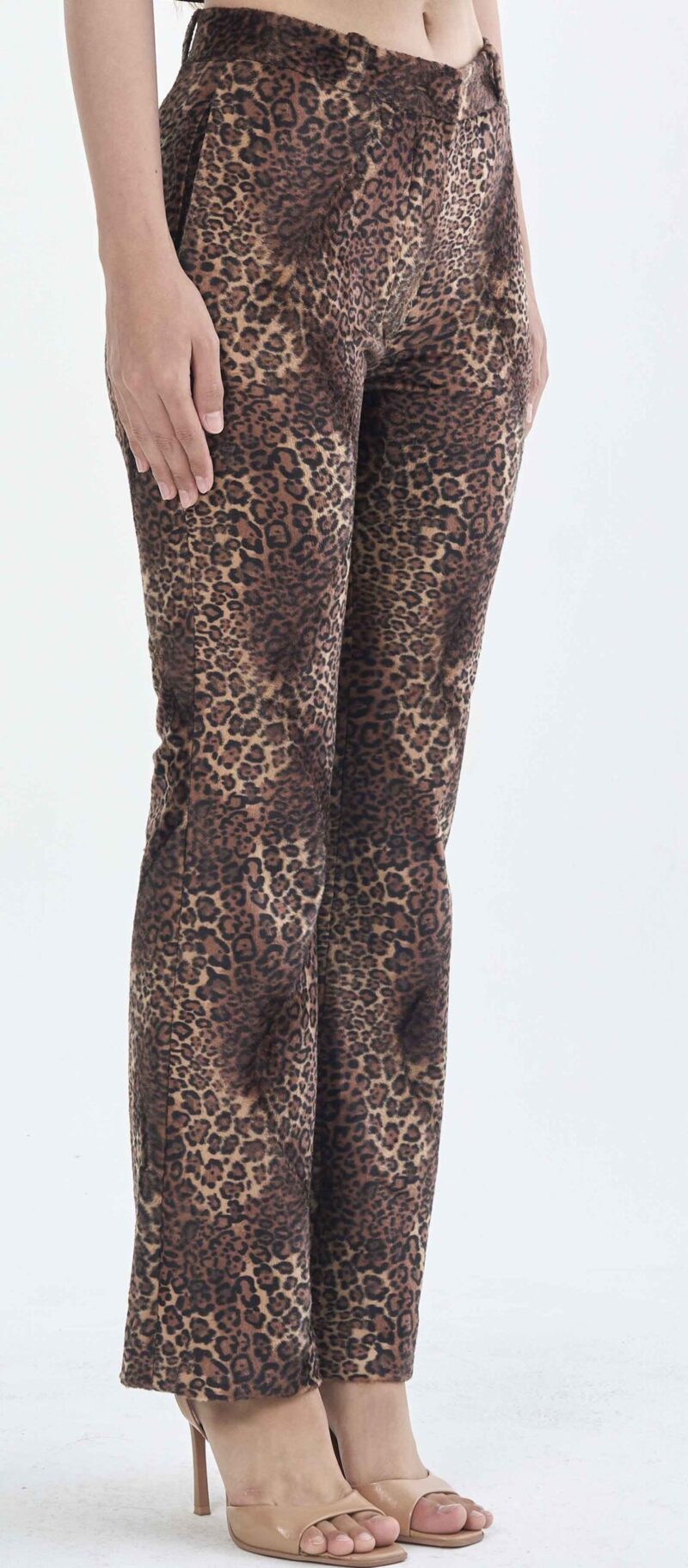 Long Leopard Print Pants