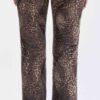 Long Leopard Print Pants