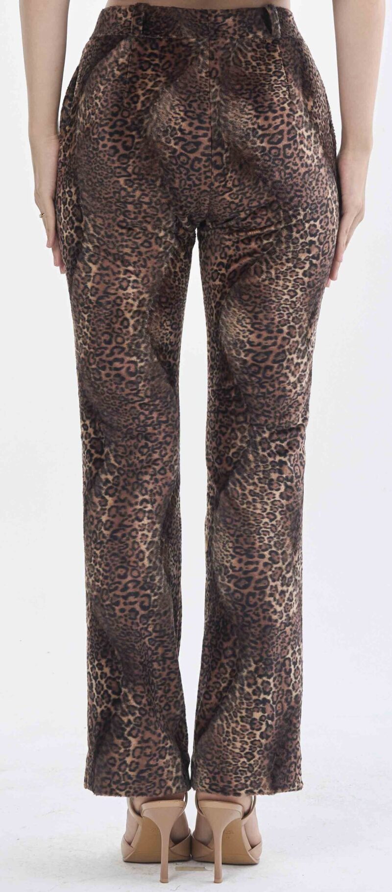 Long Leopard Print Pants