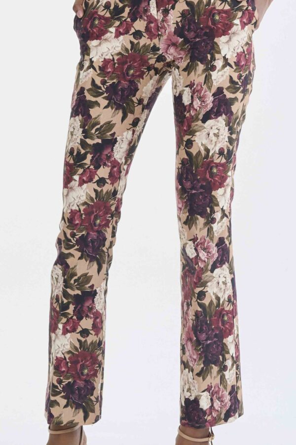 Long Floral Print Pants
