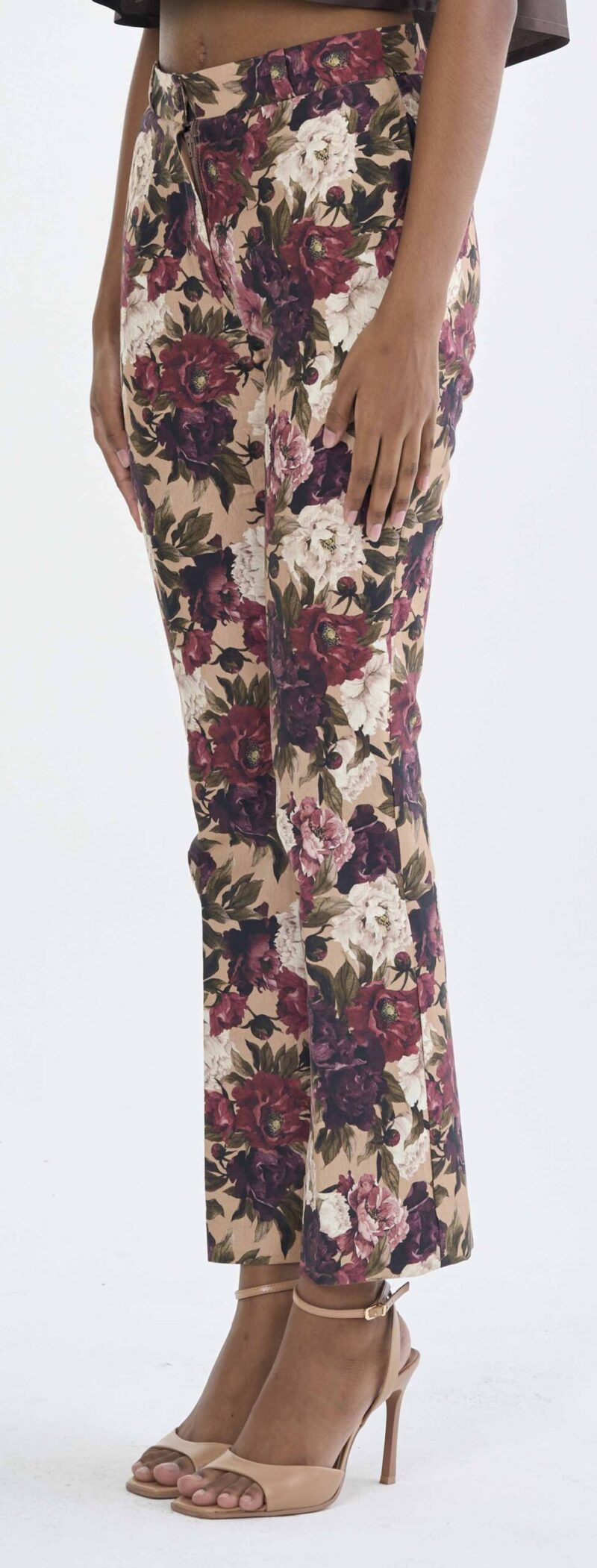 Long Floral Print Pants
