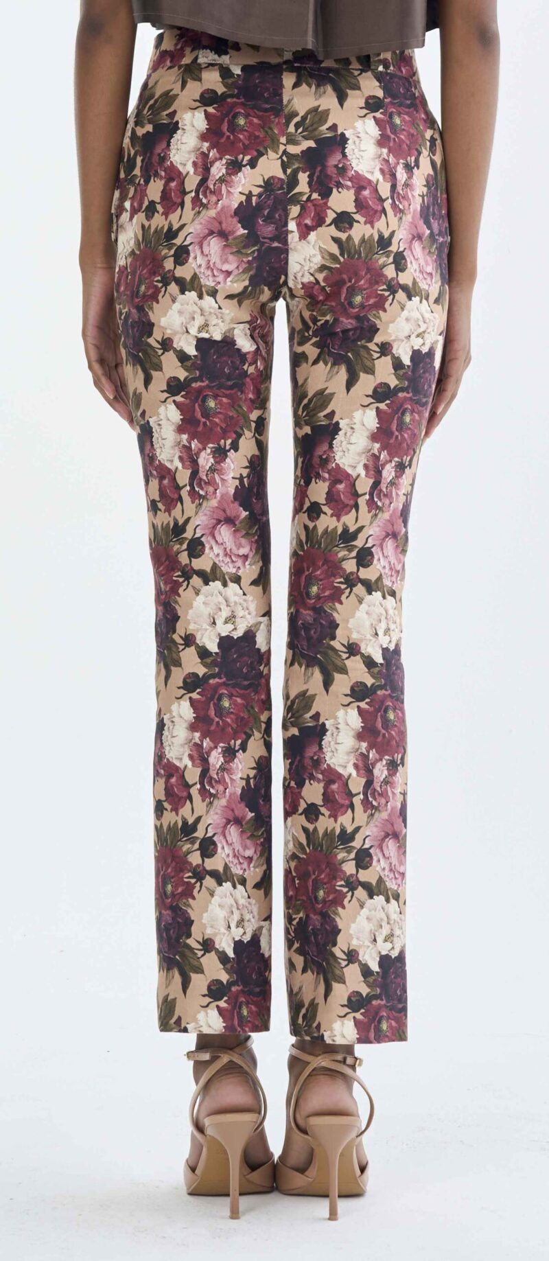 Long Floral Print Pants