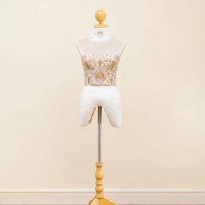 Paisley Garden Corset Top - M, Short