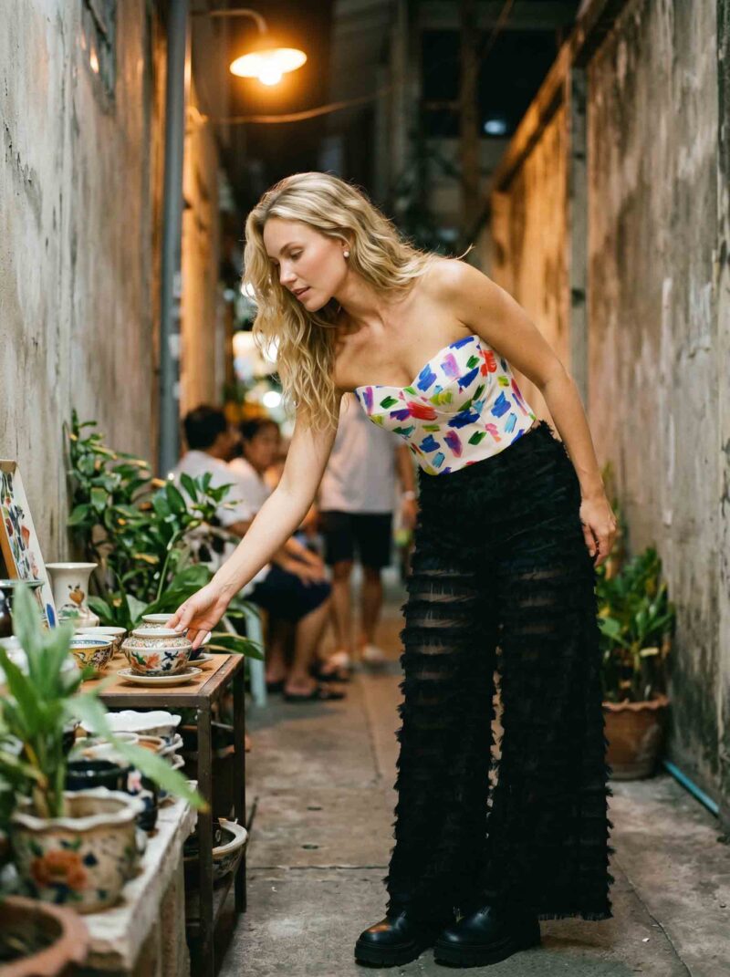 magnific_referenceinstruction-garm_rleBJvaxtc Brushstroke Bloom Set — Corset Top & Noir Ruffle Wide-Leg Pants